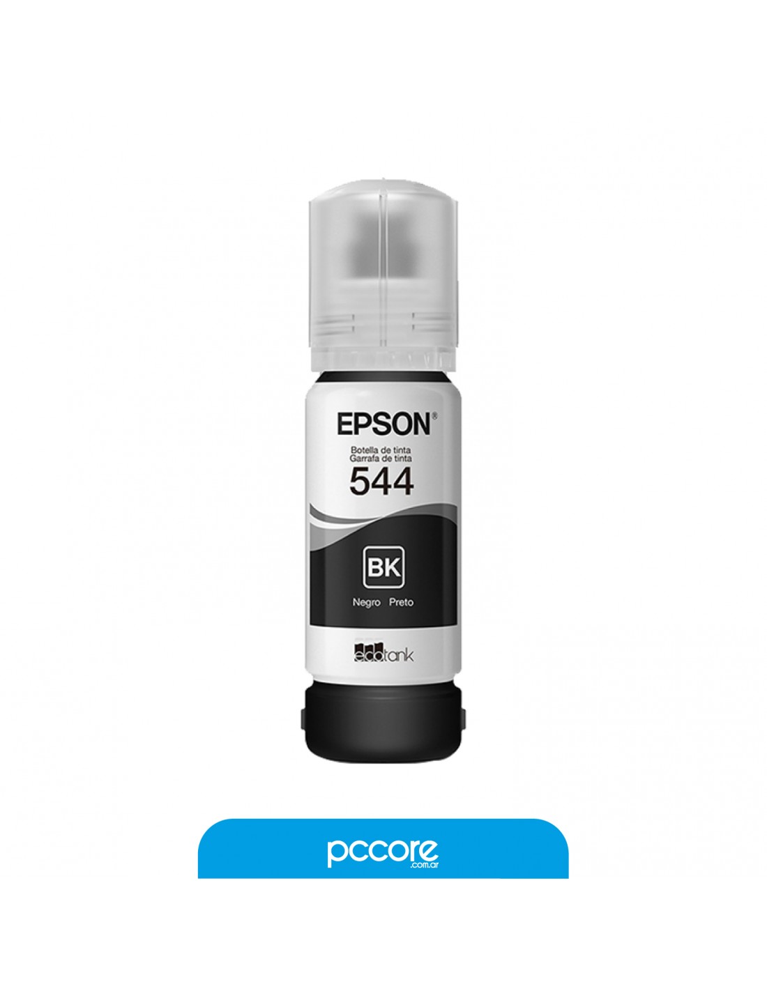 Botella De Tinta Epson 544 Negro