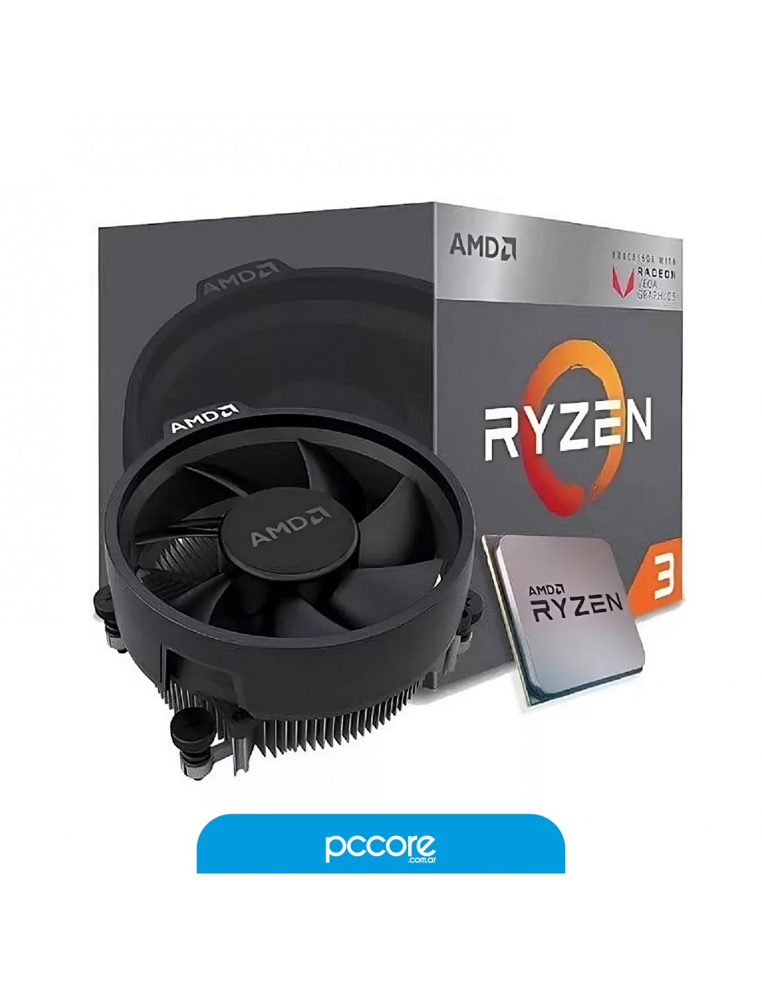 Procesador Amd Ryzen 3 3200G AM4 3.6Ghz 65W Vega 8