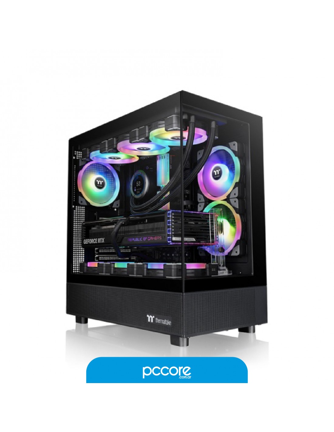 Gabinete Thermaltake View 270 Plus TG ARGB Black Templado