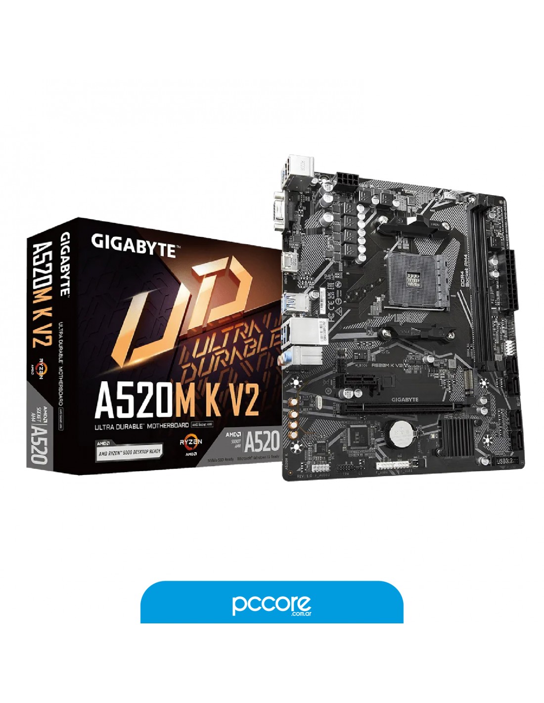 Motherboard Gigabyte A520M-K V2 Am4