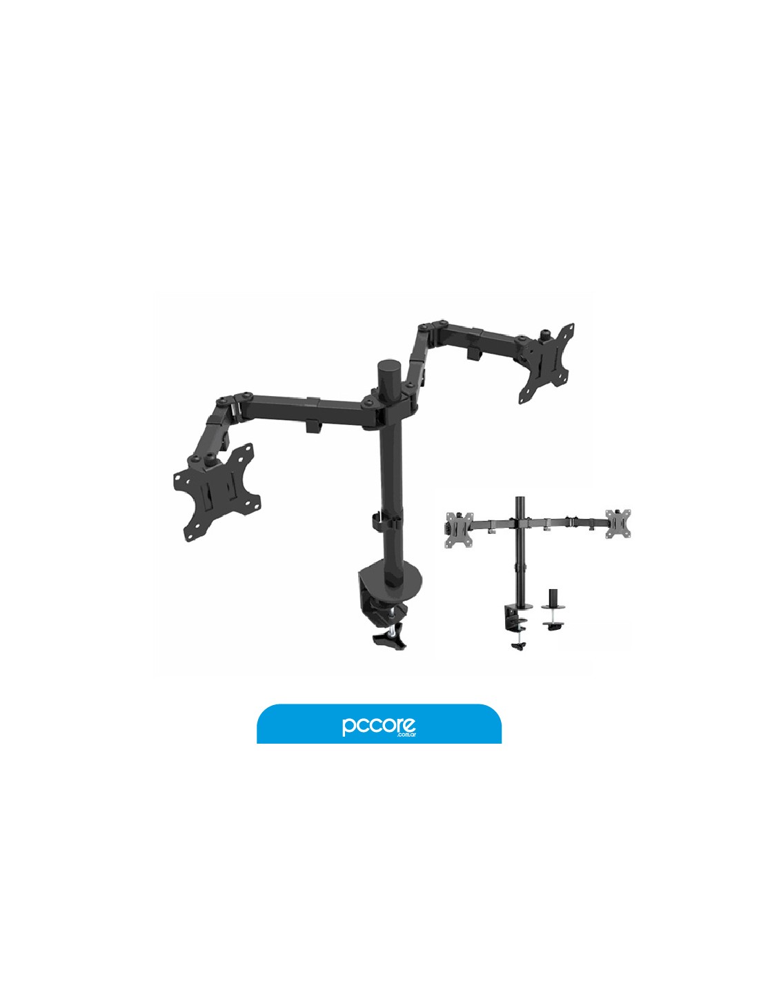 Soporte Para Monitor Brazo Articulado Doble 13-27 Onebox OB-LCD23