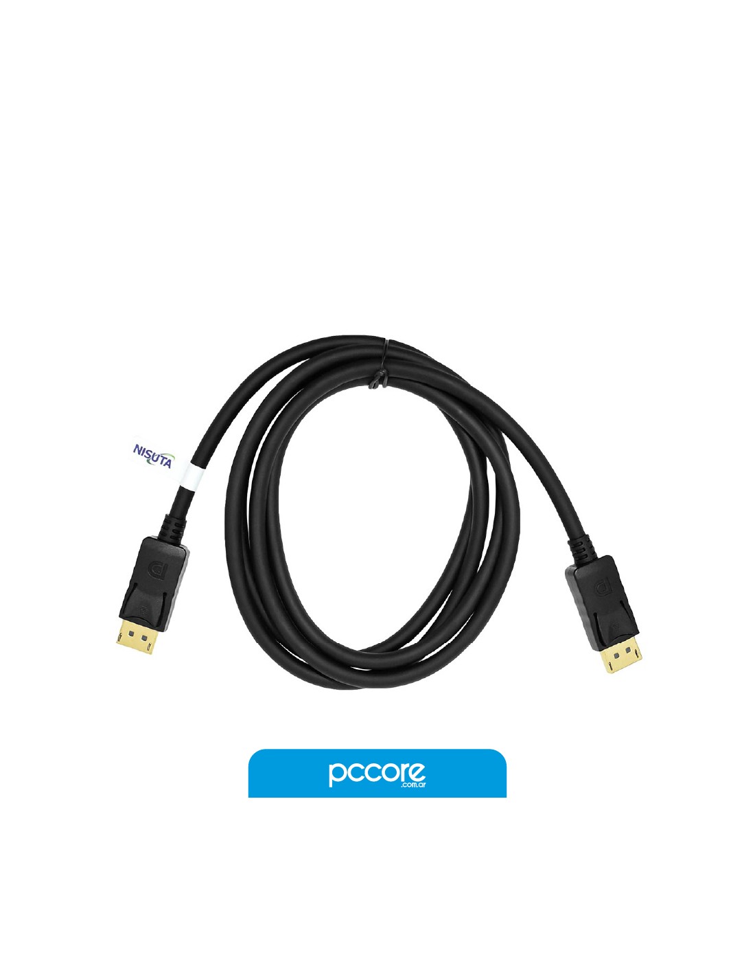 Cable Nisuta Displayport 1.8M M-M 120Hz 8K v1.4 Ns-Cadp14