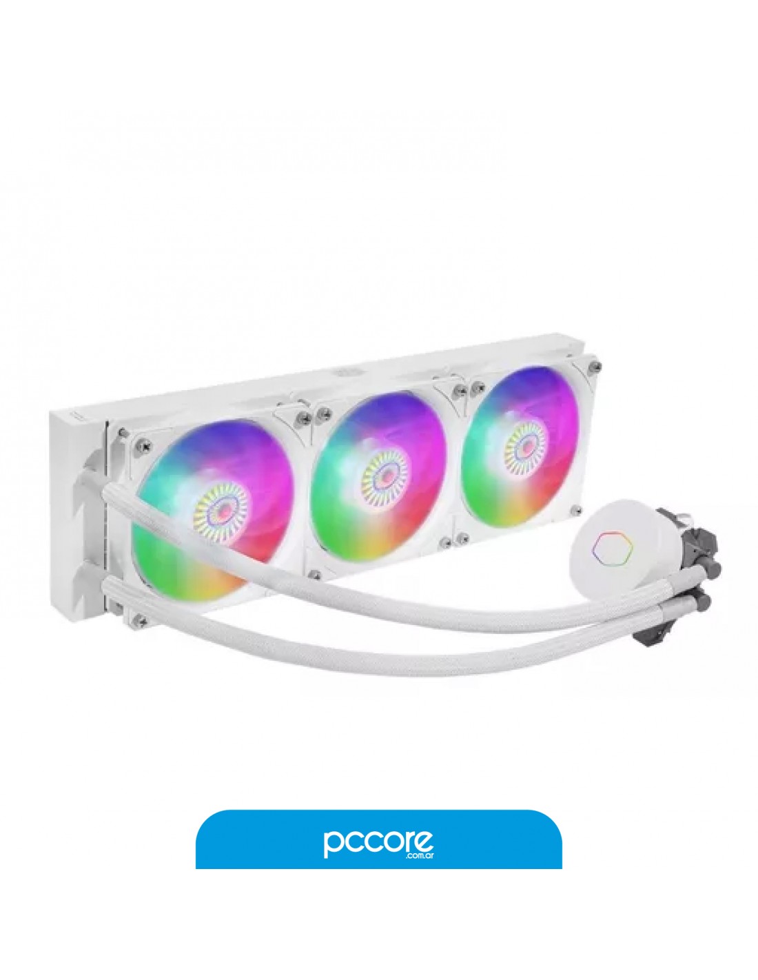 Water Cooler CPU Cooler Master Masterliquid ML360L ARGB Stealth White