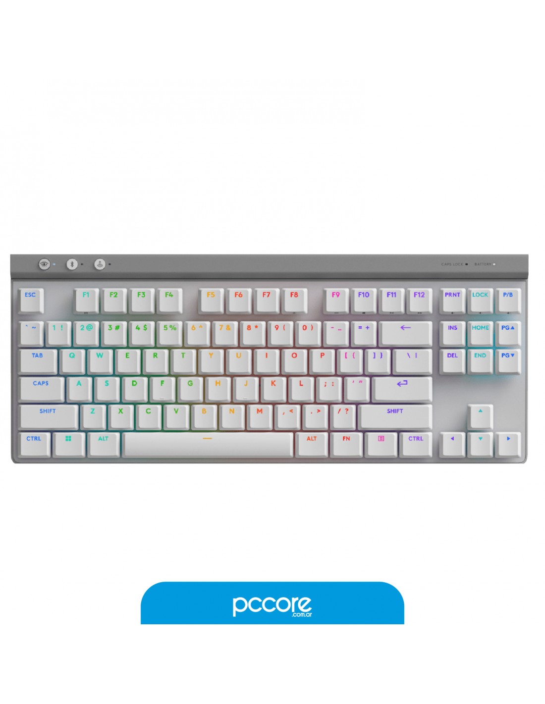 Teclado Logitech G515 TKL Mecanico Gamer EN White