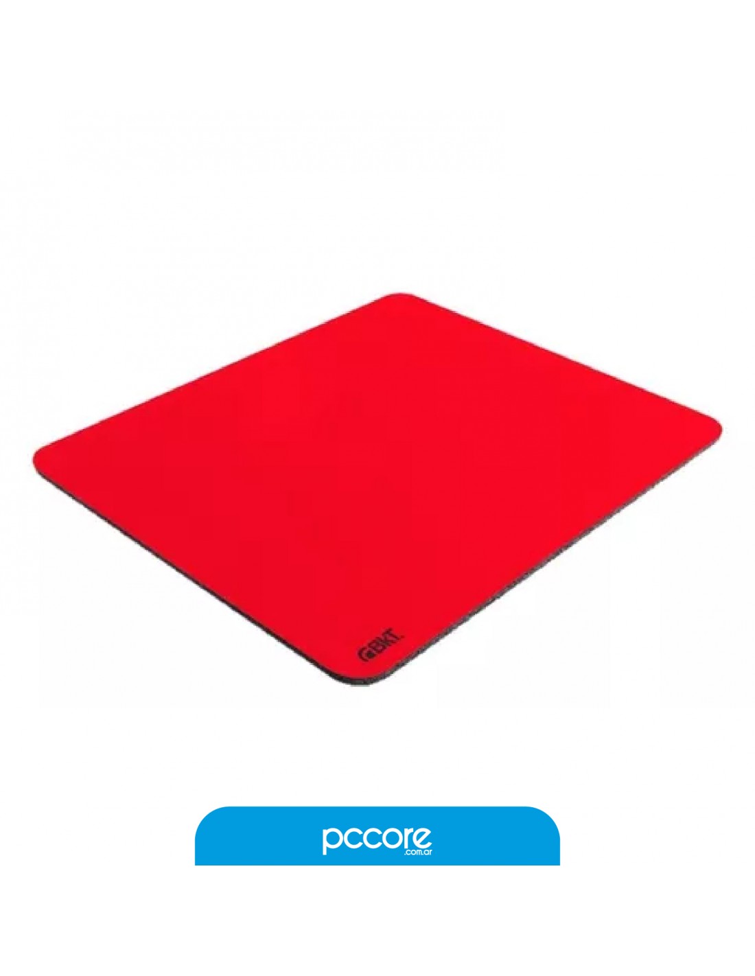 Mousepad BKT Antideslizante Rojo Liso PVC