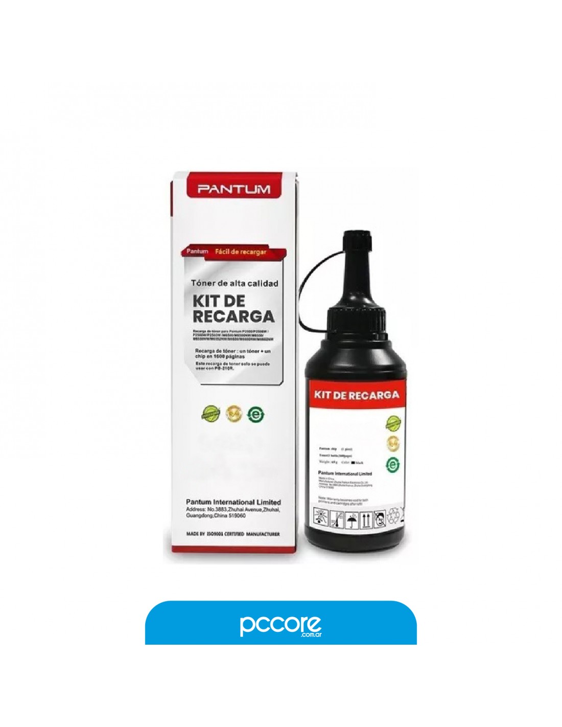 Kit Recarga Refill Toner Pantum TN-411X Refill Kit Original 6000 pag