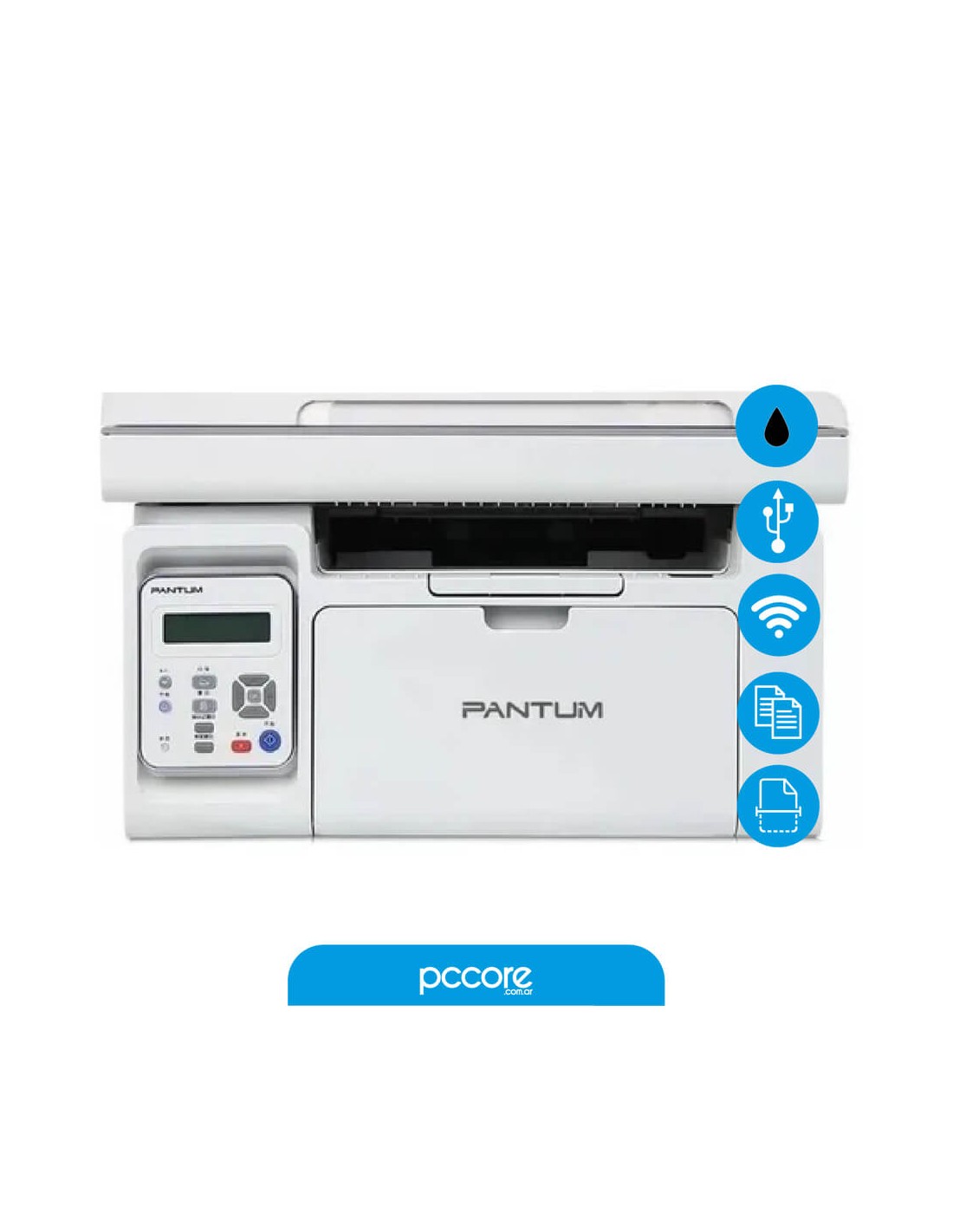 Impresora Laser Monocromatica Pantum M6509NW Multifuncion Wifi