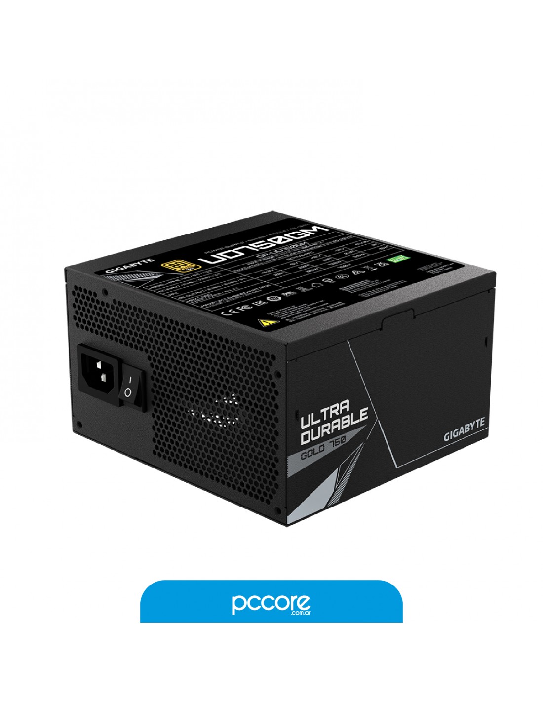 Fuente 750W Gigabyte 80 Plus Gold Modular GP-UD750GM GAR