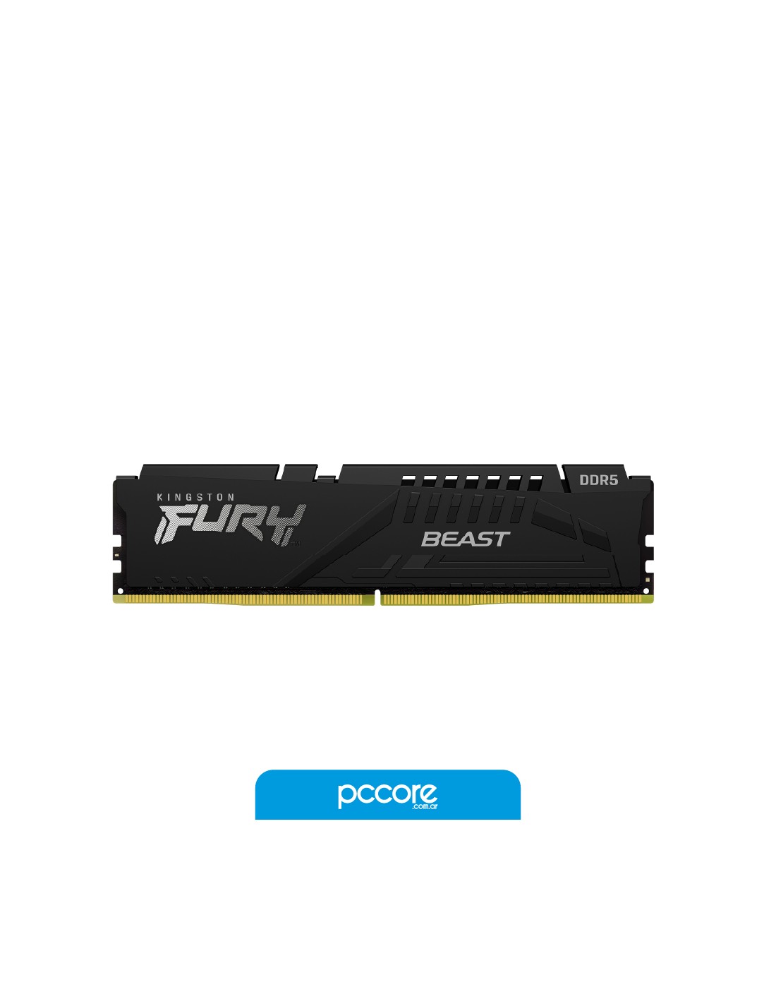Ram DDR5 32GB Kingston 6400Mhz Fury Beast Black RGB