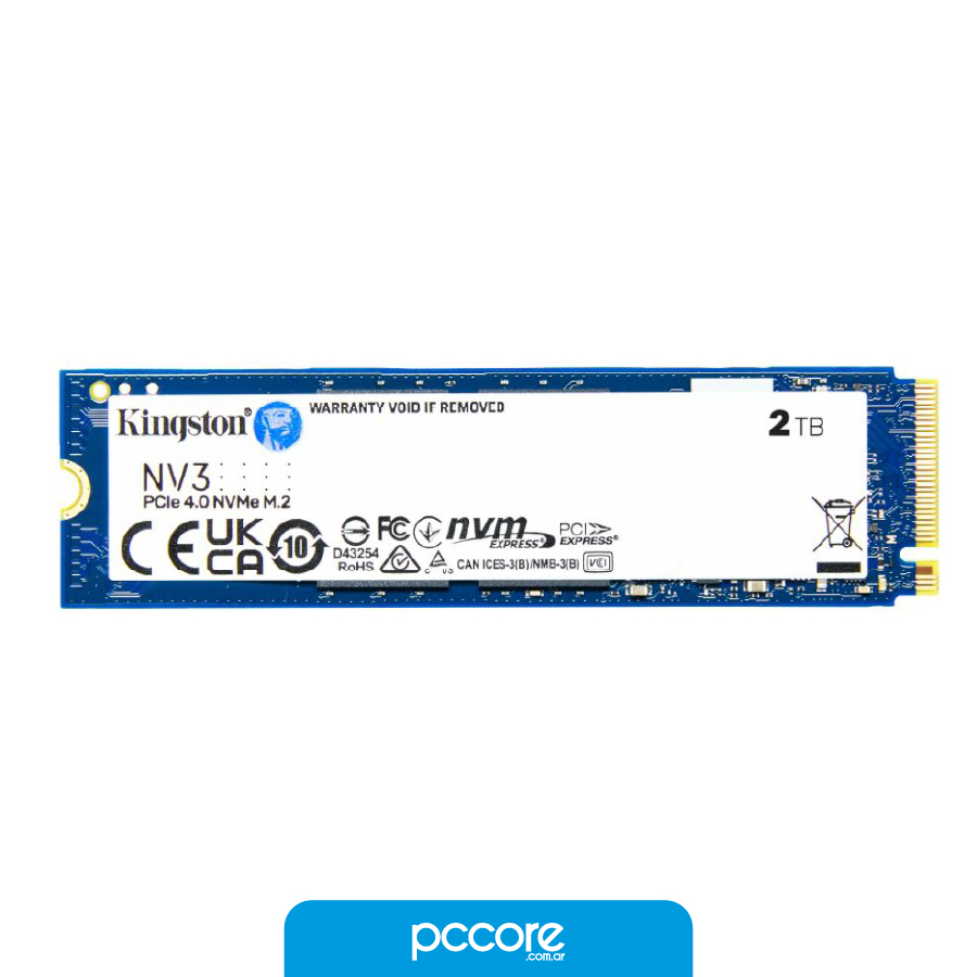 Disco Solido SSD 2TB M2 Kingston