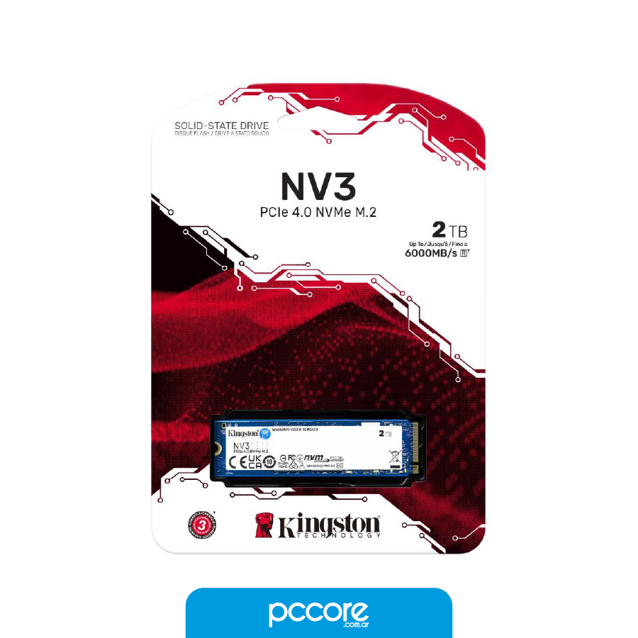 Disco Solido SSD 2TB M2 Kingston