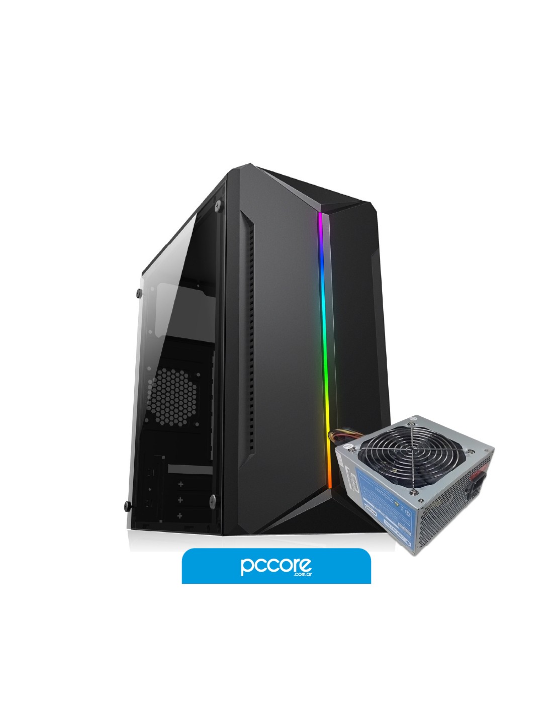 Gabinete Jalatec Gamer JT- K80 520W JT-520 Kit T+M+P