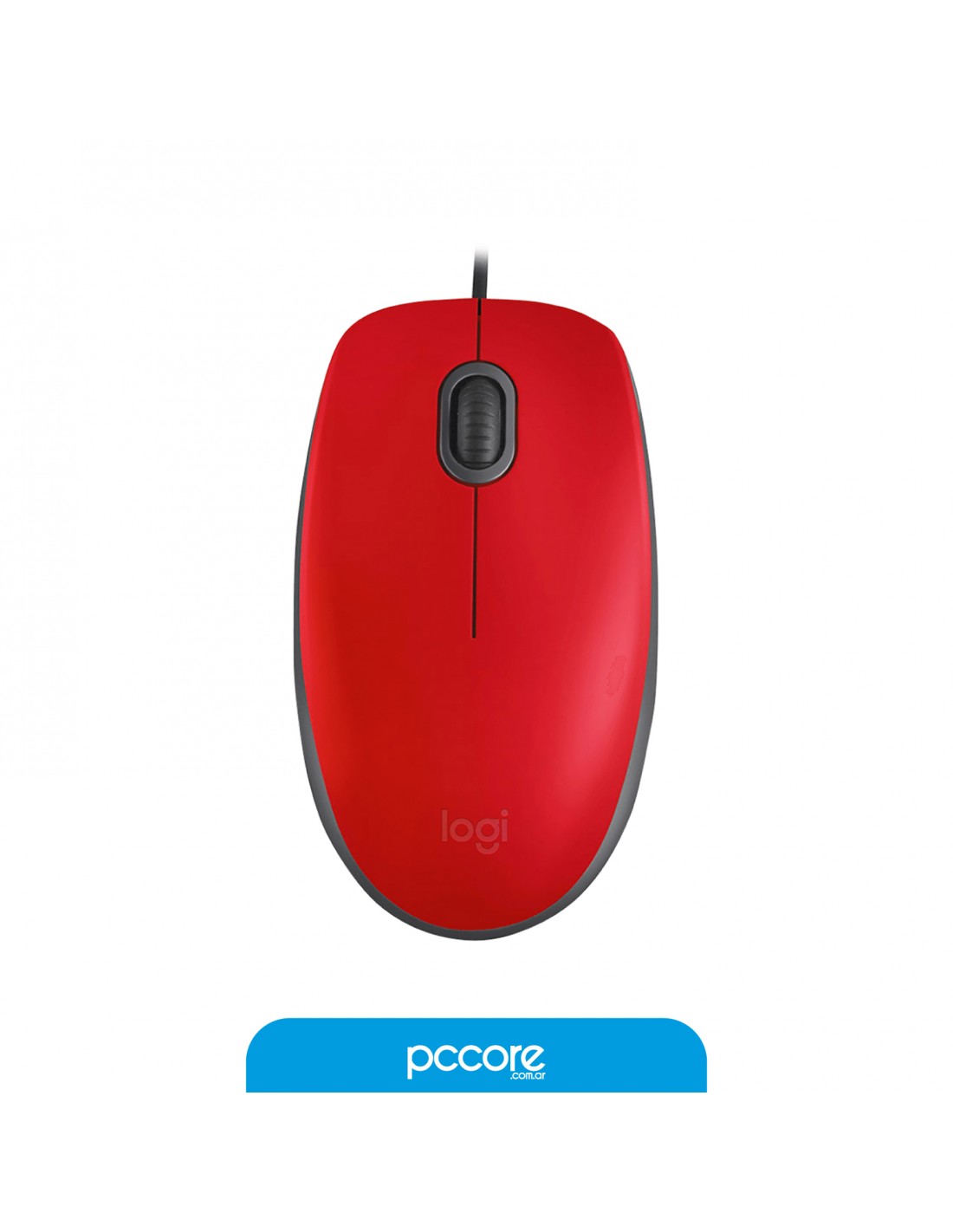 Mouse Logitech M110 Silent Red Usb