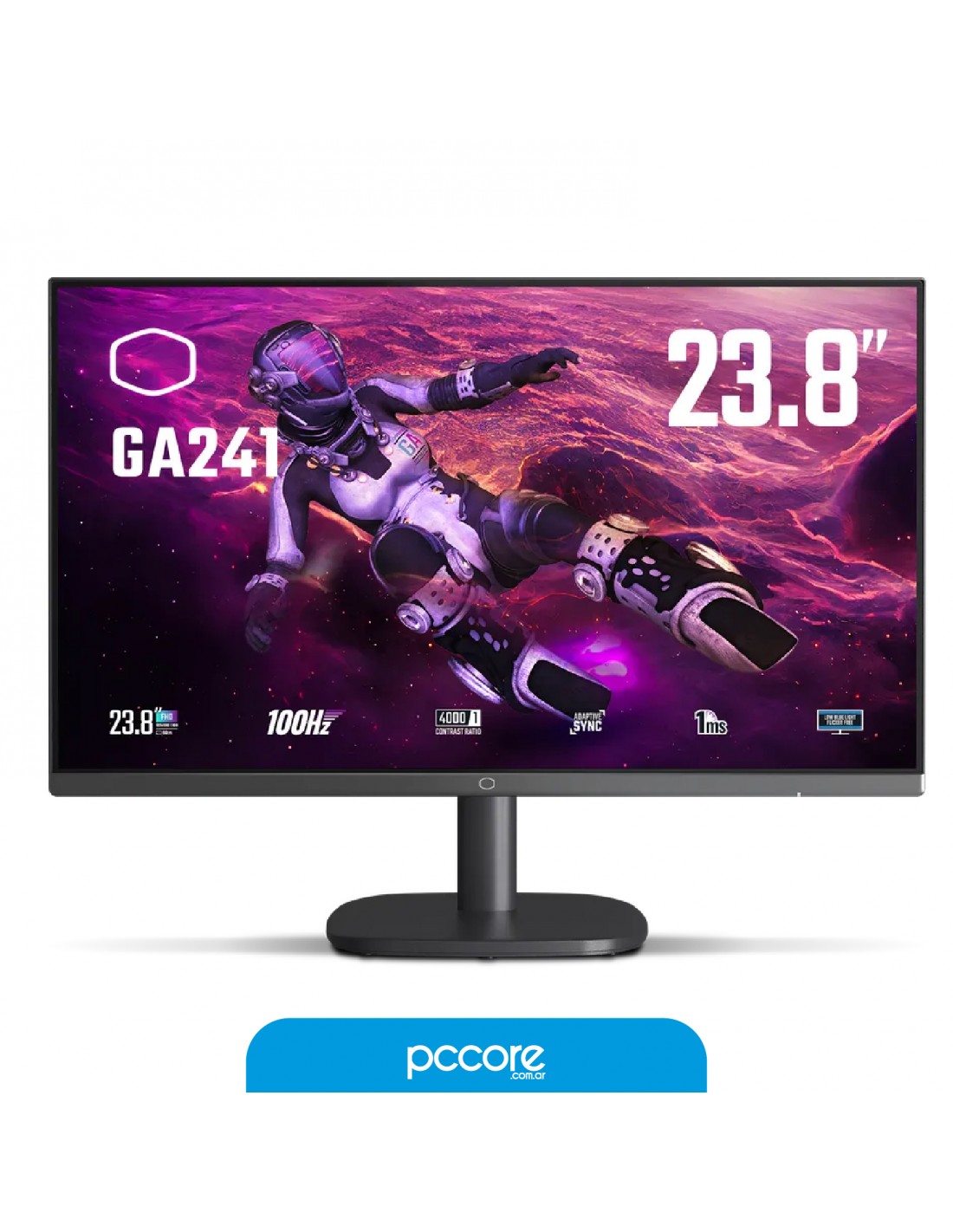 Monitor 24 Cooler Master GA241 FHD 100Hz 1MS 1ms HDMI