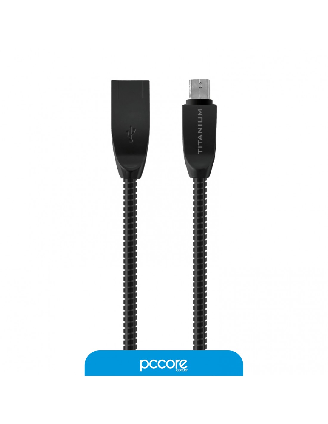 Cable Usb Foxbox Titanium Micro USB Negro
