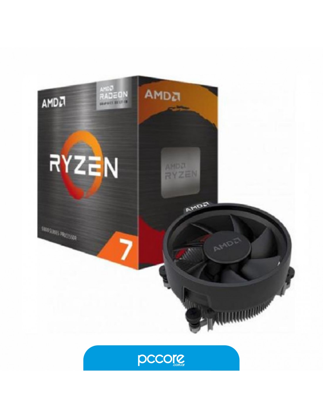 Procesador Amd Ryzen 7 5700G AM4 With Wraith Stealth