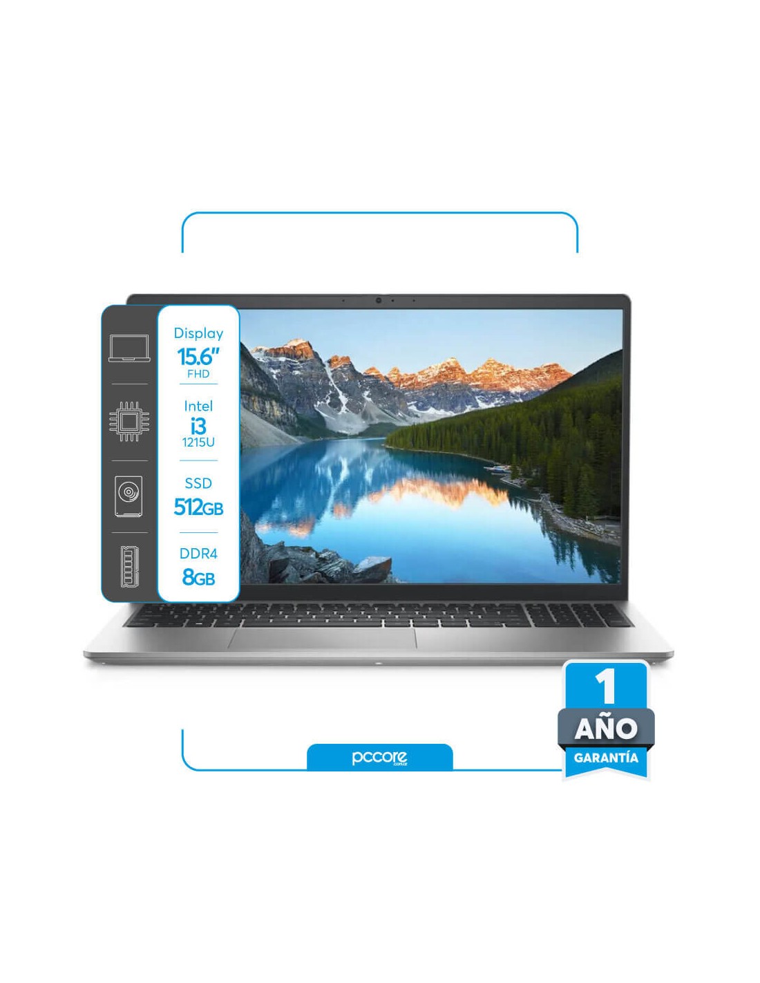 Notebook Dell Inspiron 3520 I3 1215U 8GB 512SSD 15.6 FreeDos