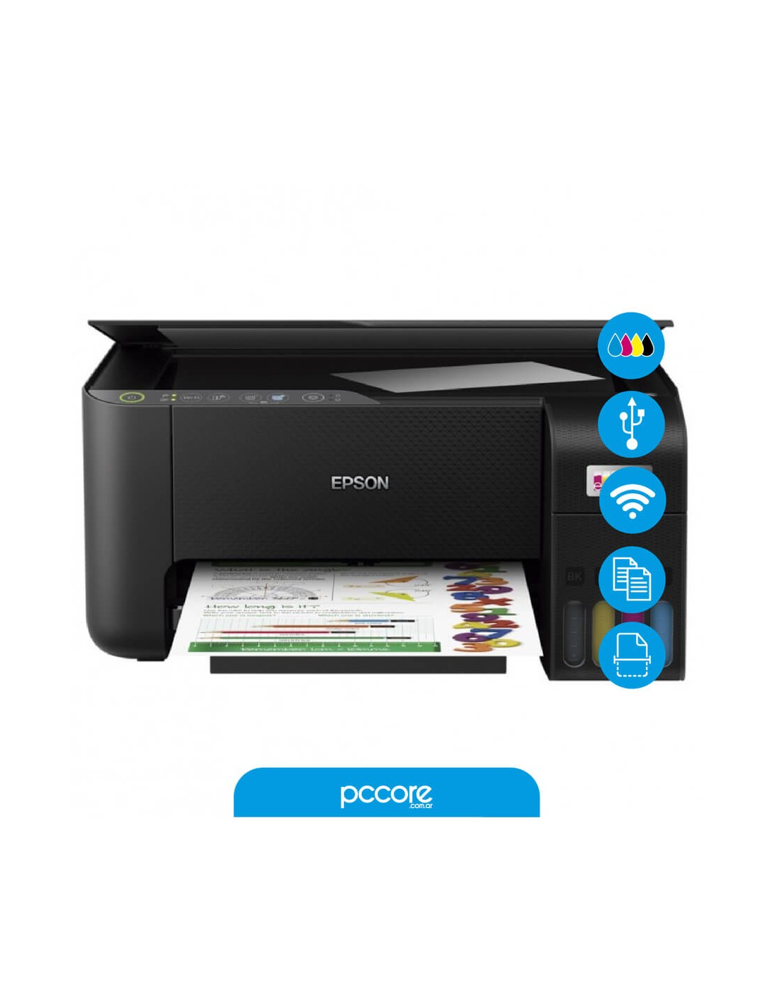 Impresora Multifuncion Epson L3250 Sistema Continuo Wifi