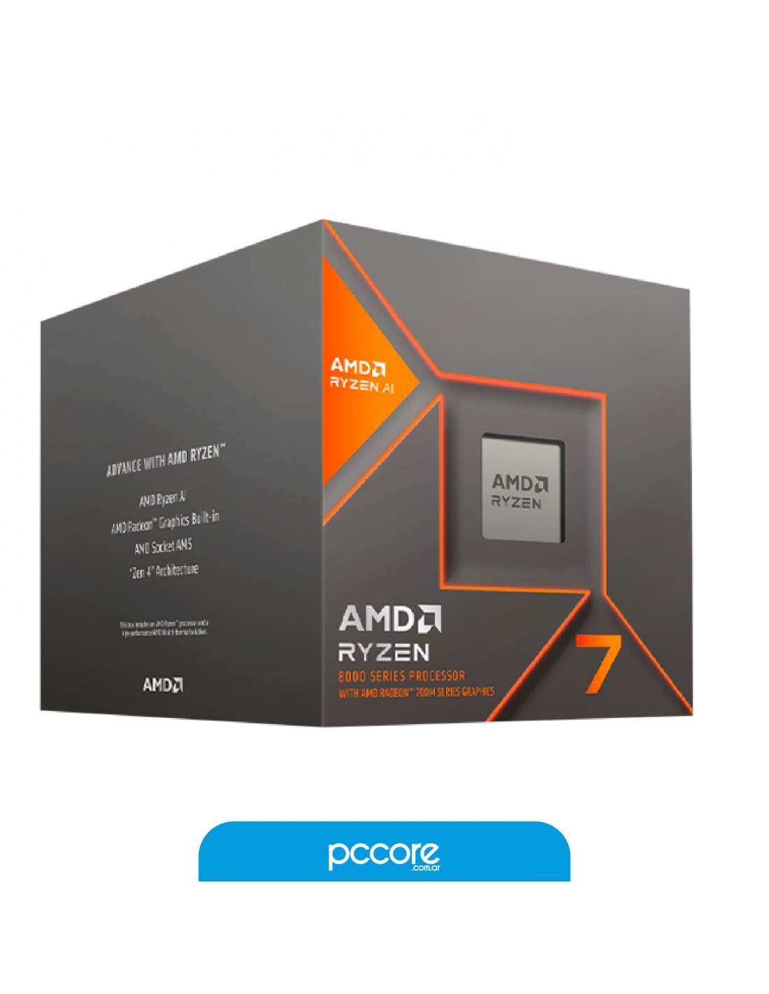 Procesador Amd Ryzen 7 8700G Am5 8/16 5.1Ghz