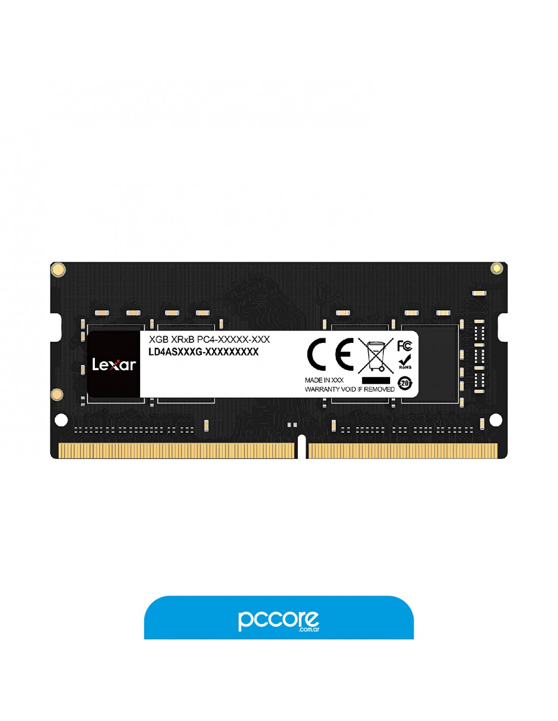 Ram Sodimm DDR4 16GB Lexar 3200MHZ