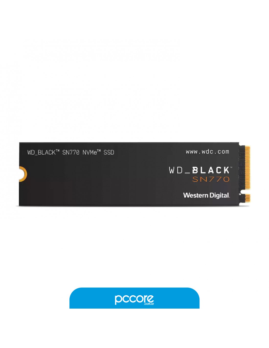 Disco Solido SSD 1TB M2 WD SN770 Black NVME 5150MB/s