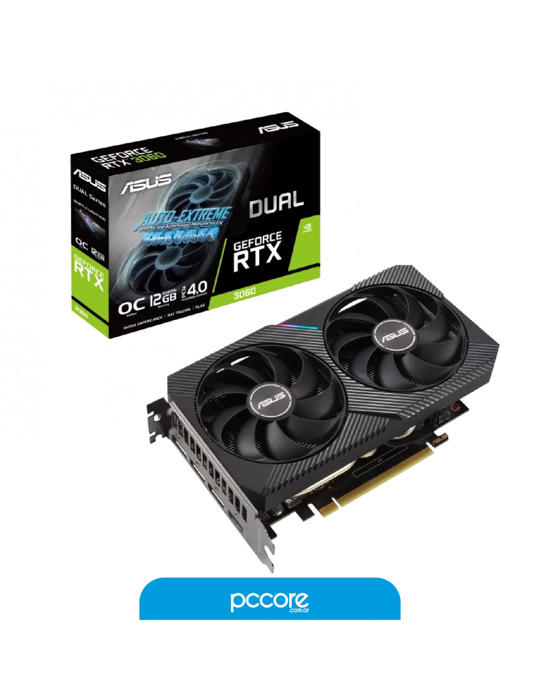 Placa De Video Asus RTX 3060 Dual OC V2 12GB DDR6