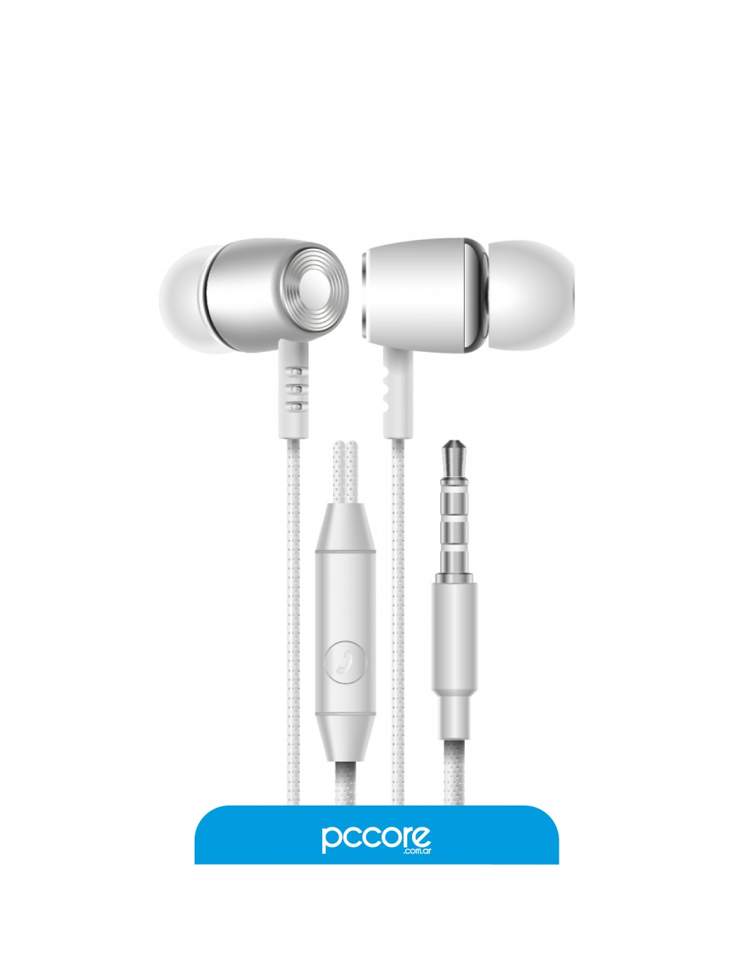 Auriculares Foxbox Boost Pop Plug 3.5 In Ear Blanco
