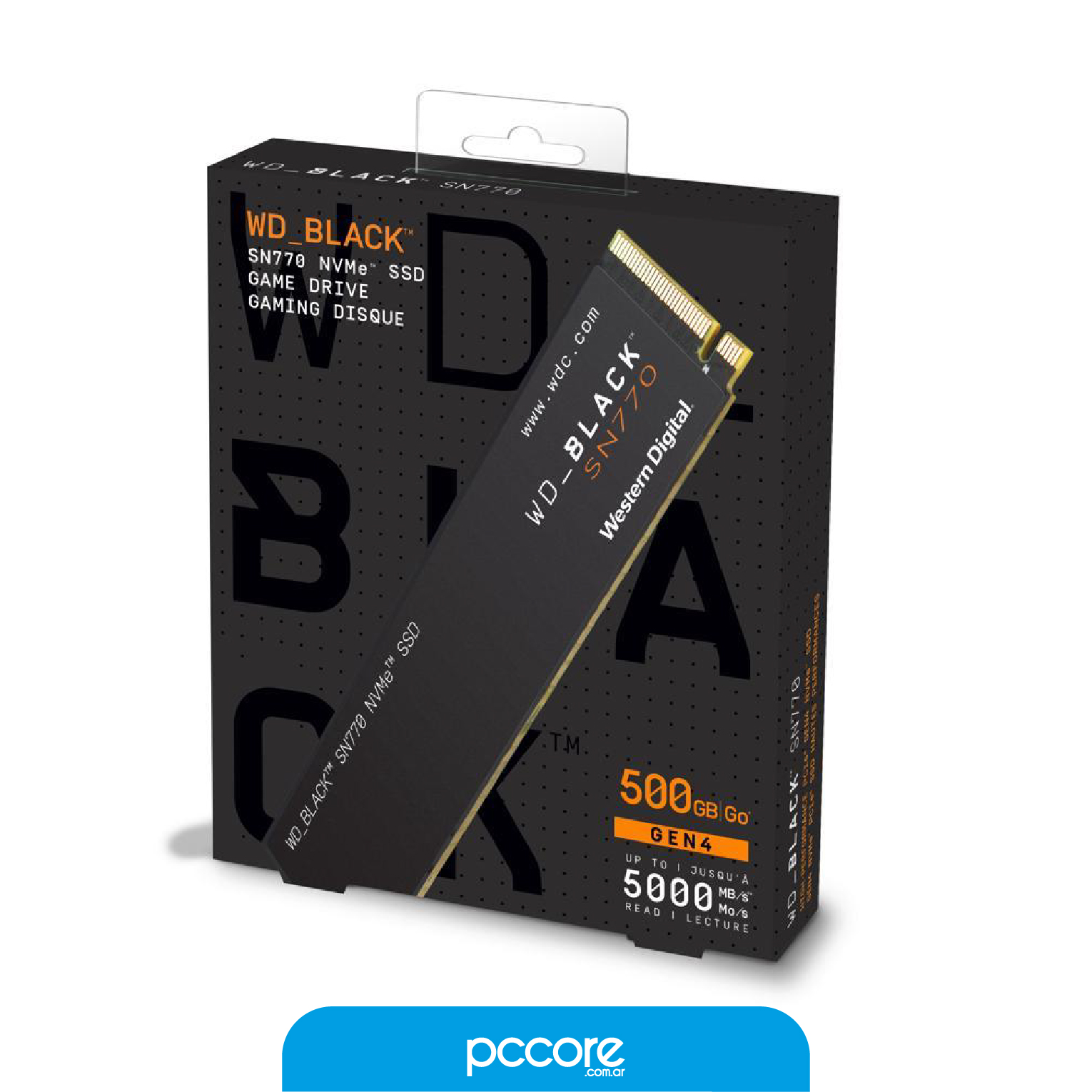 770WD-03 Disco Solido SSD 500GB M2