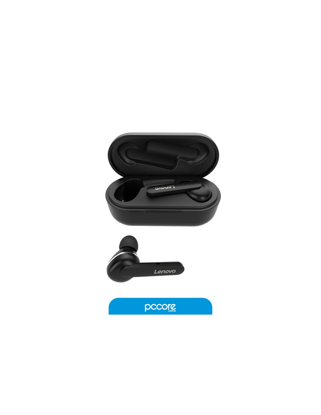Auriculares Lenovo HT28 Bluetooth Negro/Blanco