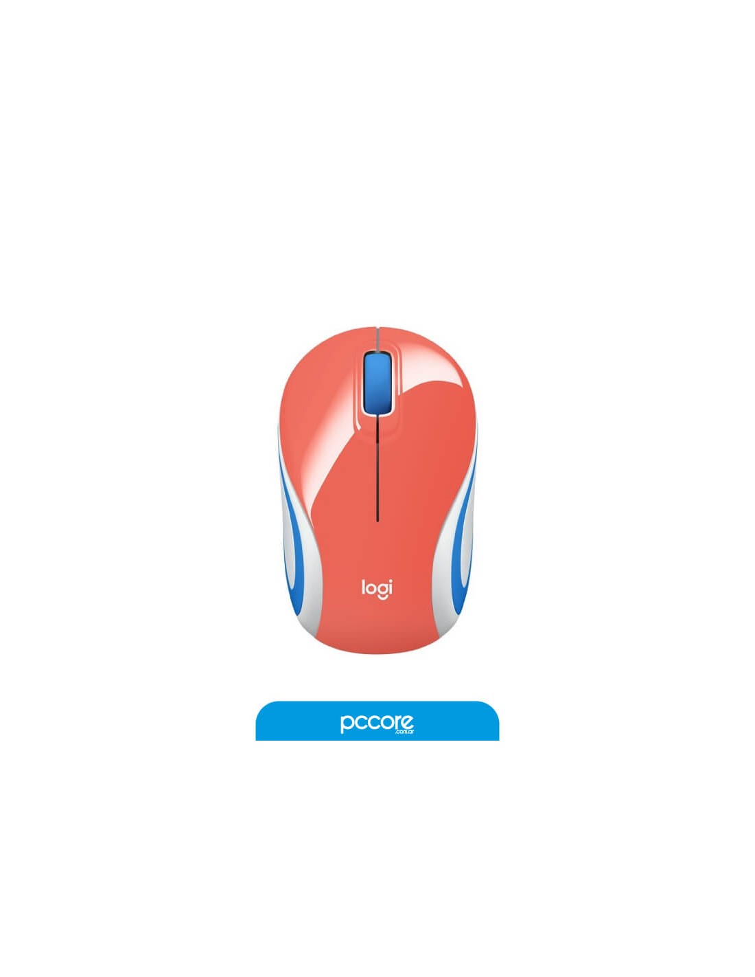 Mouse Inalambrico Logitech M187 Coral