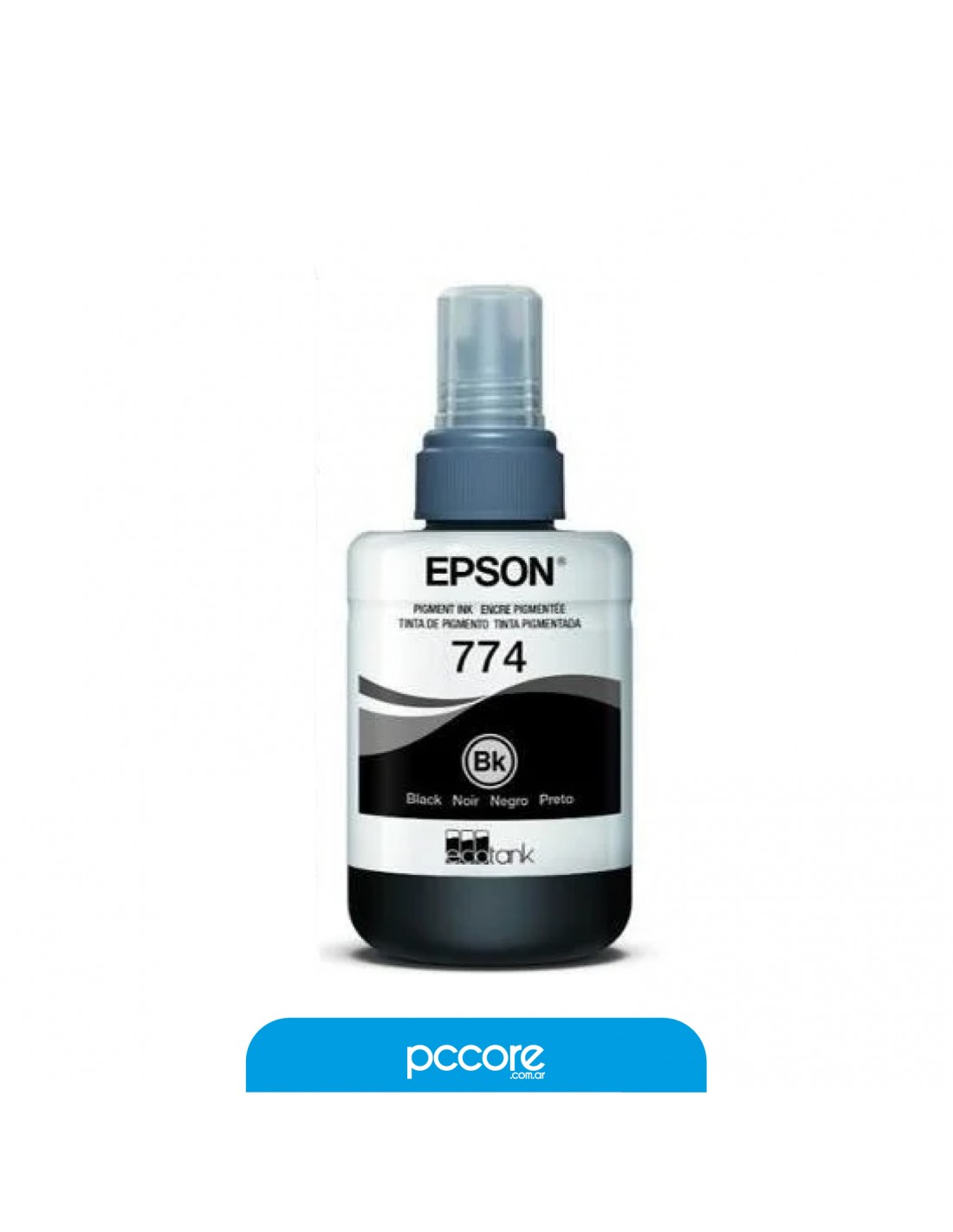 Botella De Tinta Epson 774 Negra