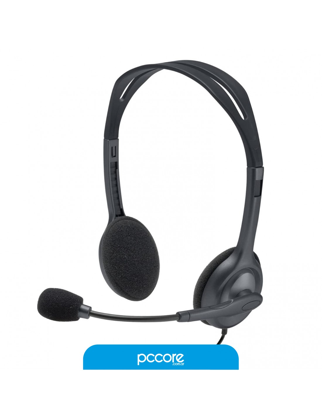 Auriculares Logitech H111 Simple Plug 3.5 C/Mic