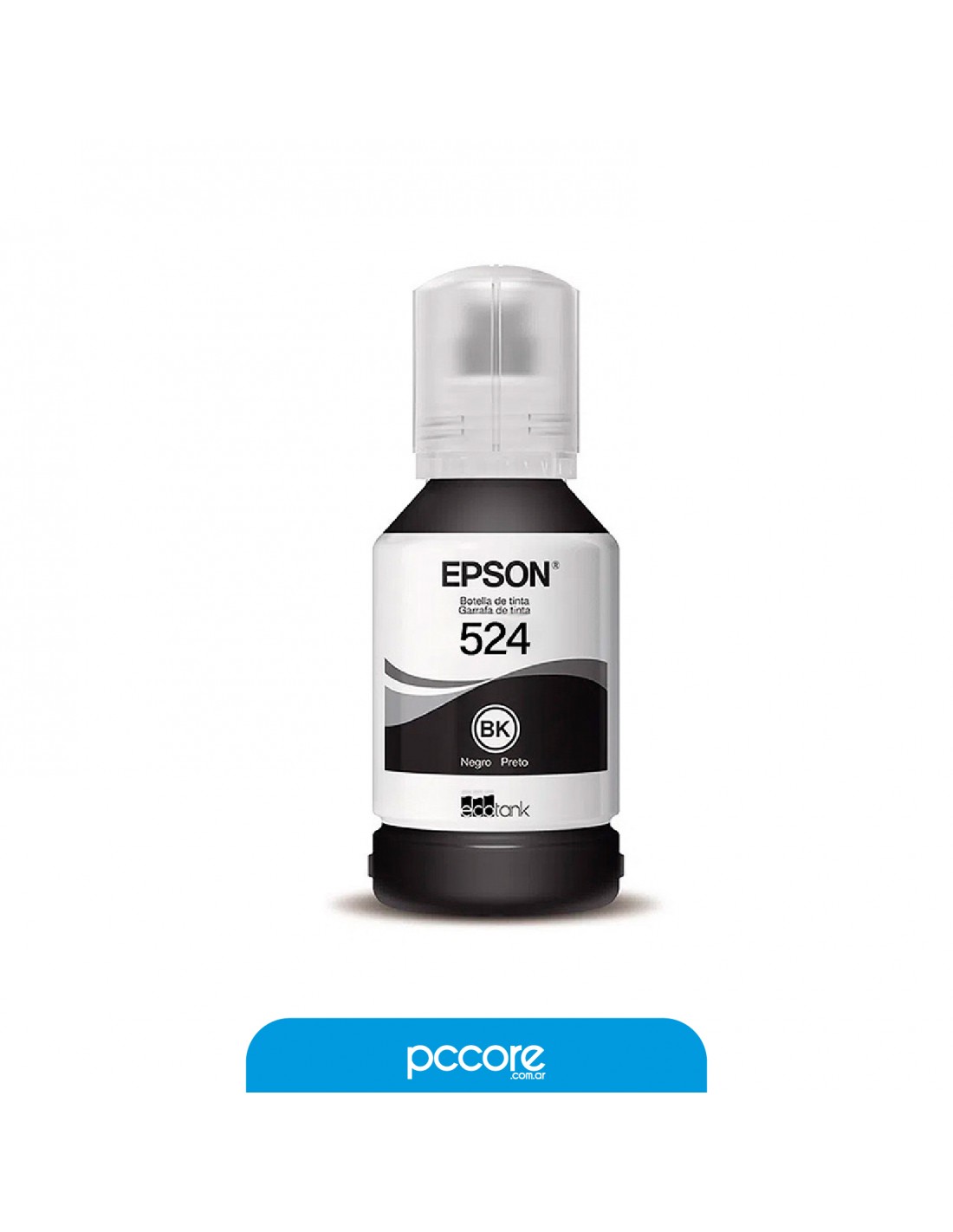 Botella De Tinta Epson 524 Negro