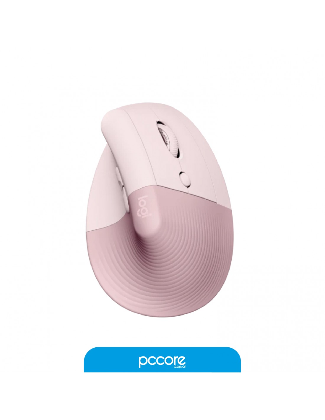 Mouse Inalambrico Logitech Lift Vertical Rosa Wifi