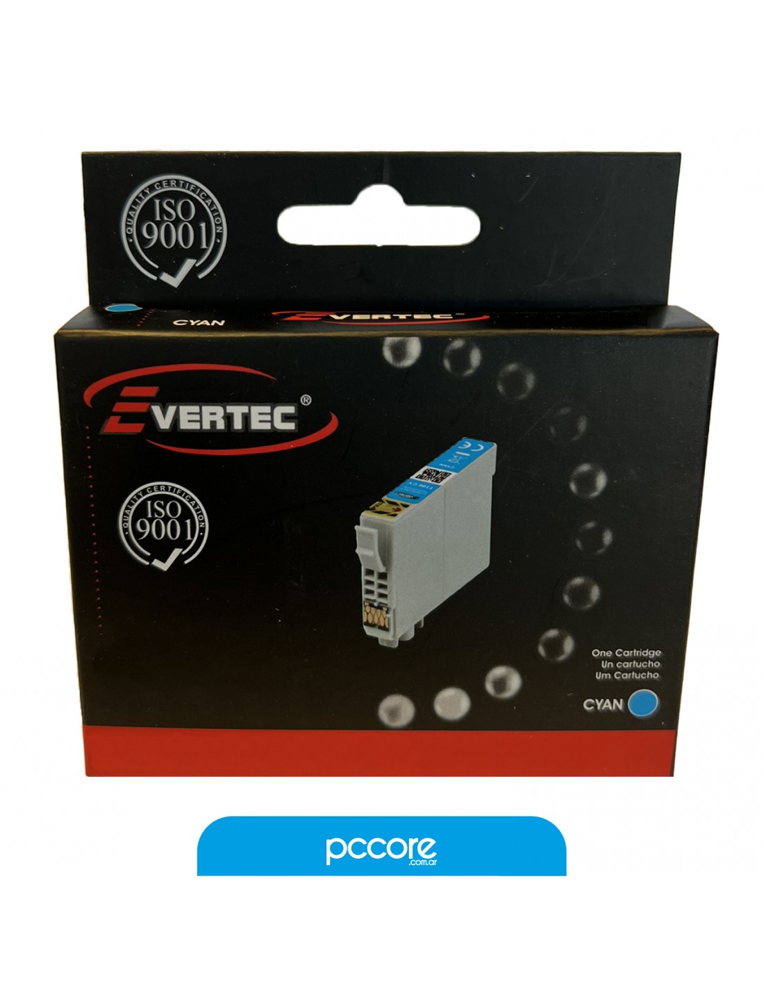 Cartucho Epson T133 Cian Evertec