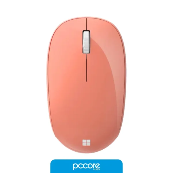 mouse inalambrico microsoft durazno bluetooth