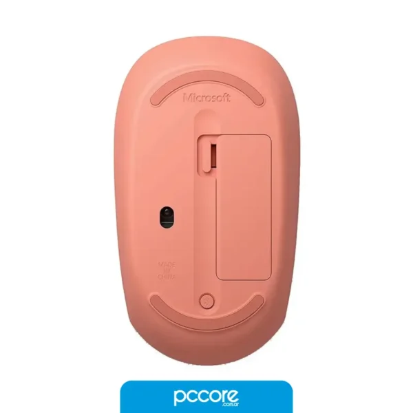 mouse inalambrico microsoft durazno bluetooth