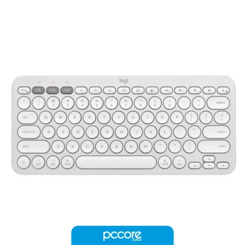 Teclado Inalábrico Logitech K380S Pebble 2 Bluetooth Blanco