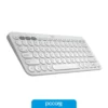 Teclado Inalábrico Logitech K380S Pebble 2 Bluetooth Blanco