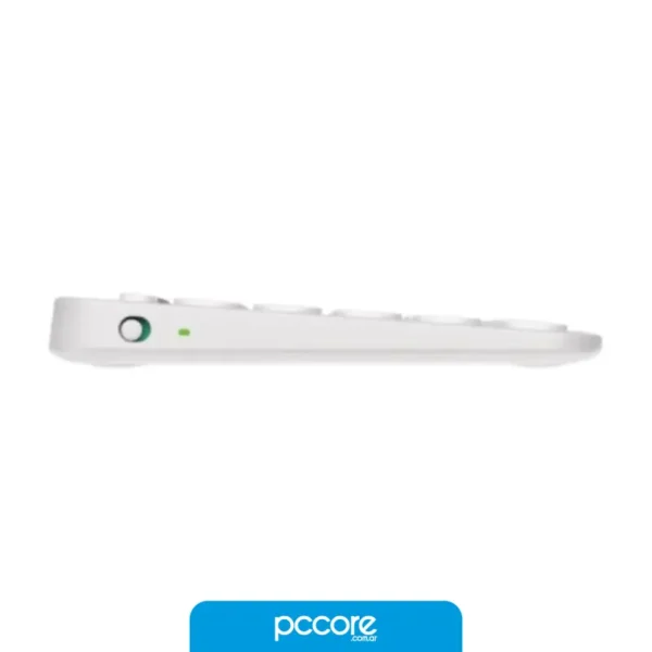 Teclado Inalábrico Logitech K380S Pebble 2 Bluetooth Blanco
