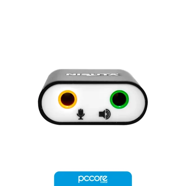 placa de sonido nisuta usb estereo 3.5mm x2 ns cousau22