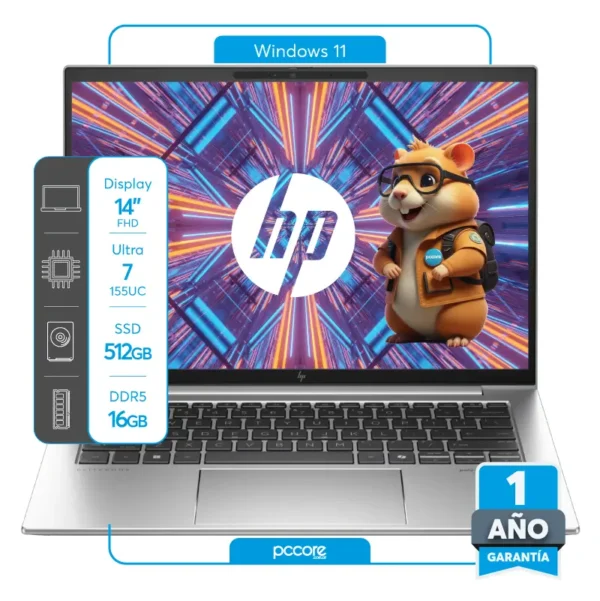 notebook hp elitebook 840 g11 ultra 7 155u 16gb 512ssd 14 win11pro