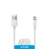 Cargador USB FoxBox VOLT QC Cable Prism Type-C Blanco