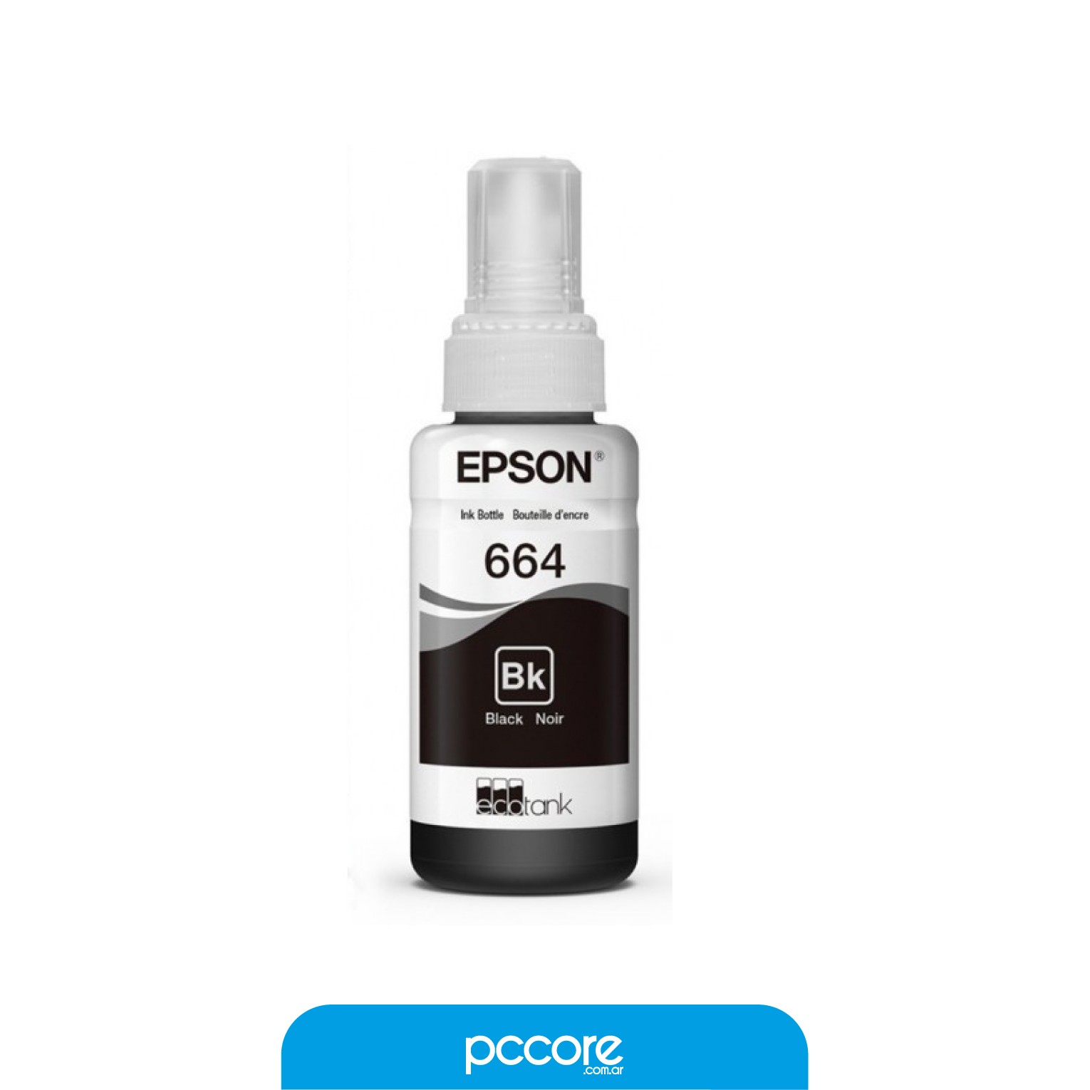 Botella De Tinta Epson 664 Negra