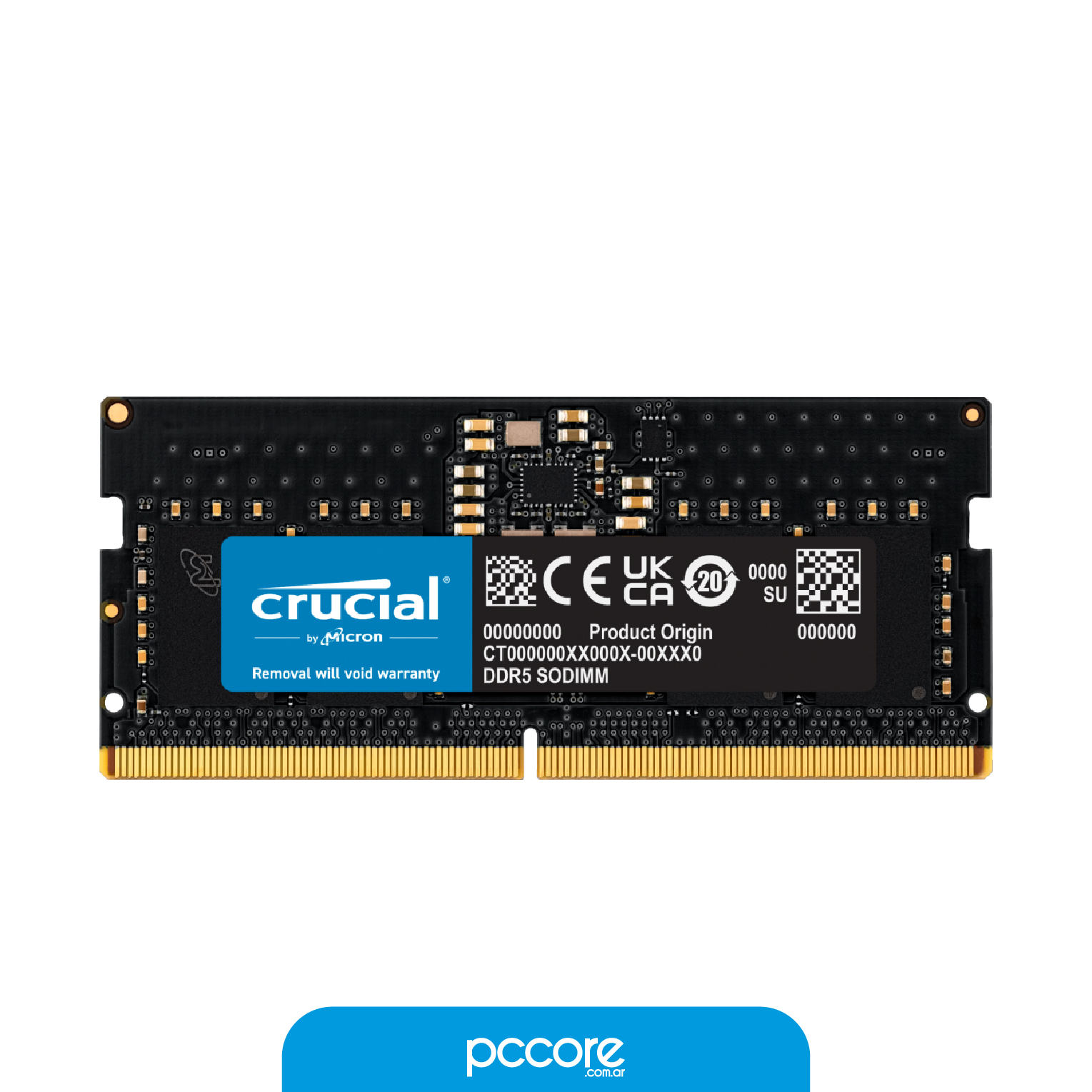 Ram Sodimm DDR5 8GB Crucial