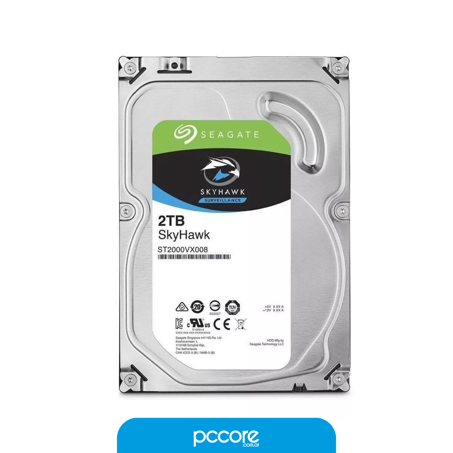 Disco Duro Seagate 2TB SATA