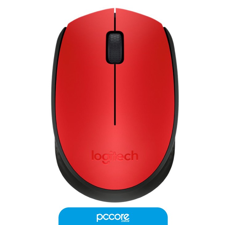 Mouse Inalambrico Logitech M170 Rojo