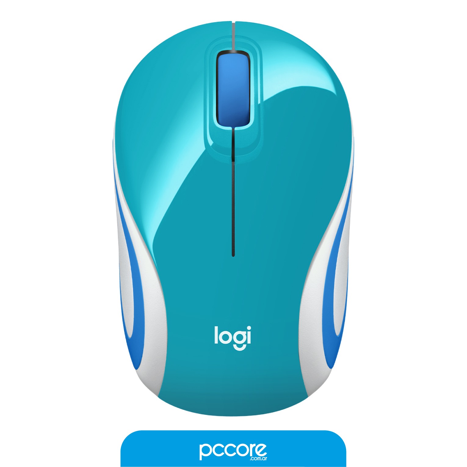 Mouse Inalambrico Logitech M187 Bright Teal