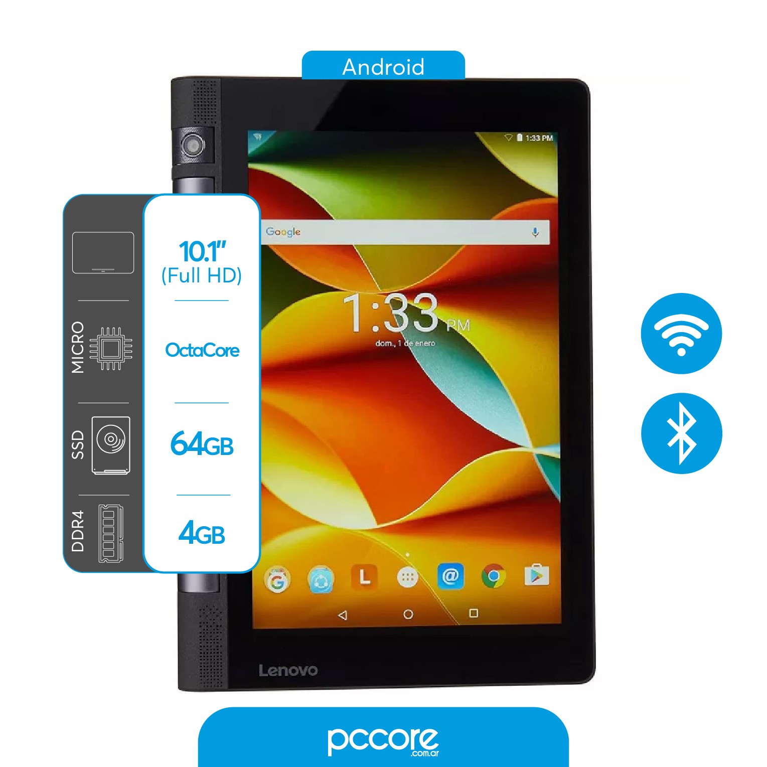 Tablet Lenovo Yoga 3 4GB 64GB 10.1 FHD YT3 X705F