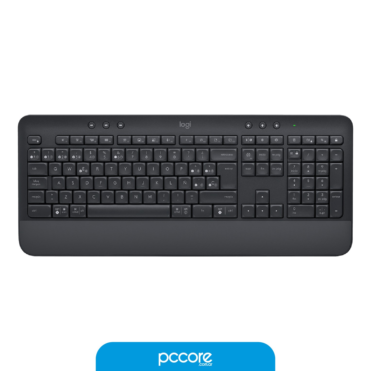 Teclado Inalambrico Logitech K650 Signature BT+USB Graphite